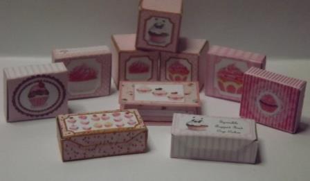 CUP CAKE BOXES KIT DOWNLOAD